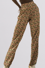 Mosaic Straight Pants