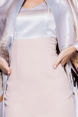 Dual-Tone Pastel Dress