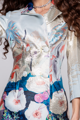 Floral Art Blazer Dress - Limited Edition