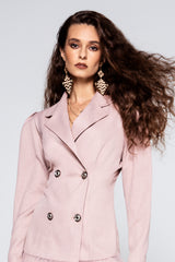 Mauve Oversized Blazer